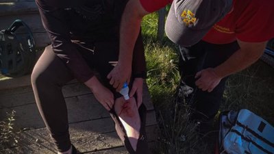 На Львівщині рятувальники надали допомогу травмованому велосипедисту