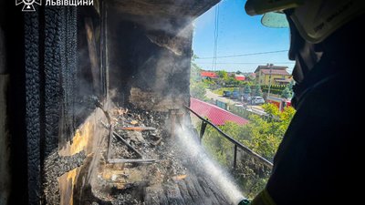 У Львівській області горів житловий будинок