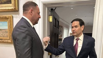 Єрмак випадково зустрівся з Рубіо у коридорі, але опублікував звіт про офіційну зустріч