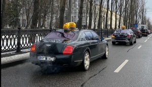 У столиці помітили незвичний автопарк таксі (ФОТОФАКТ)