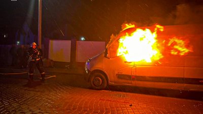 У Львівській області під час руху загорівся автомобіль