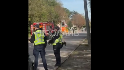 На Львівщині через пожежу перекрита дорога (ВІДЕО)