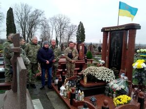 На Львівщині вшанували пам’ять молодого бійця, який загинув на Сході (фото)