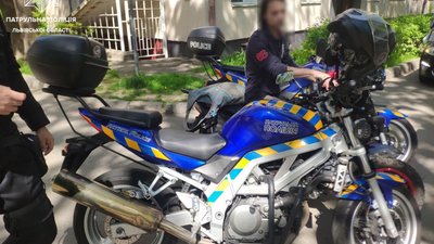У Львові мотопатруль затримав водія мотоцикла у стані наркотичного сп’яніння (ФОТО)