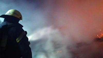 На Самбірщині горів дерев’яний сінник