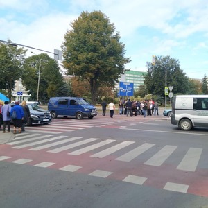 У Львові мітингувальники перекривали вулицю Липинського: чого вони вимагали (фото)