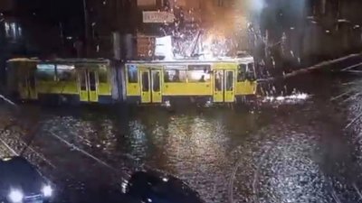 У Львові сталося загоряння трамваю