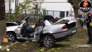 Відео моменту смертельної ДТП на вулиці Повітряній