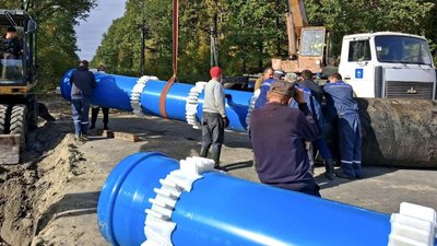 «Львівводоканал» проклав 990 метрів нового водогону для водопостачання Львова