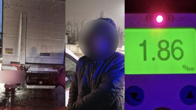 У Львові пʼяний водій вантажівки намагався дати патрульним хабар доларами
