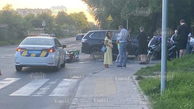 У Львові сталася ДТП за участі мотоцикліста та легковика