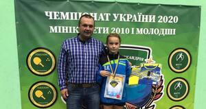 10-річна Діана Колєннікова зі Львівщини — чемпіонка України з настільного тенісу (фото)