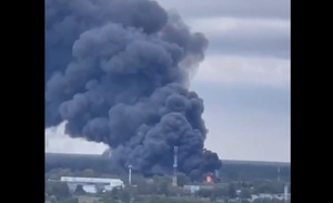 Під москвою сталася масштабна пожежа (ВІДЕО)