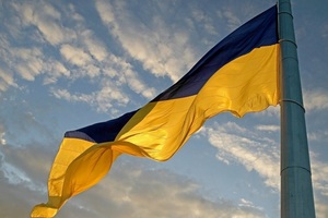 У Вінниці росіянин зняв з будівлі та викинув прапор України