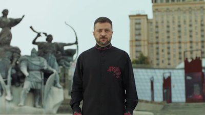 Президент Володимир Зеленський привітав українців з Днем Незалежності