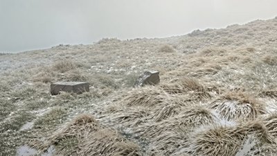 У Карпатах температура повітря знизилася до -1°C, йде сніг