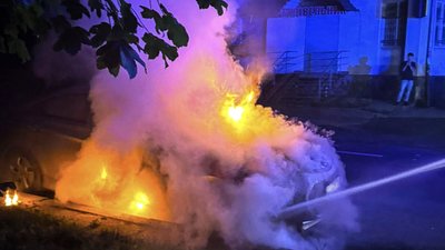 У Львові горів автомобіль