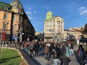 Львів’яни вийшли на акцію і вимагають звільнити начальника поліції (фото, відео)