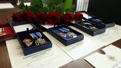 На Львівщині родинам загиблих та зниклих безвісти військових вручили нагороди
