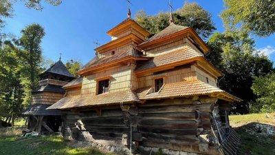 На Львівщині завершили зовнішню реставрацію дерев’яної церкви XVII століття