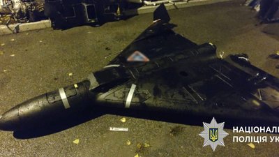 У Києві затримали водія, який перевозив на даху легковика дрон-камікадзе «Герань» (ФОТО)