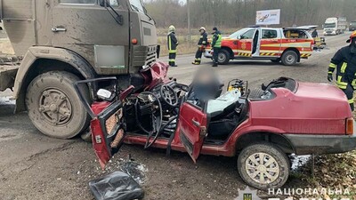 Моторошна автотроща сталася на Тернопільщині: загинула людина, ще дві травмувалися