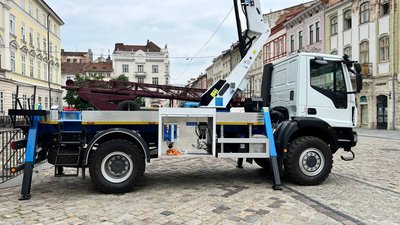 У Львові відбулася презентація оновленого парку спеціальної техніки ЛКП «Львівелектротранс»