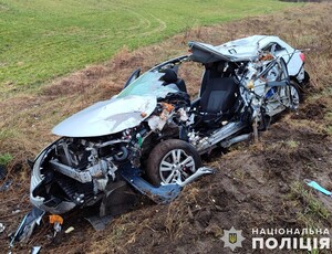 На Львівщині водій авто в’їхав у дерево (ФОТО)