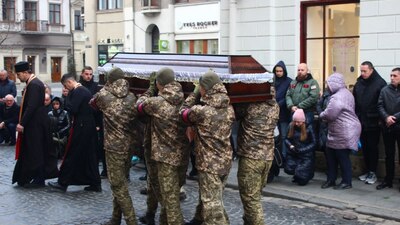 Львів попрощався з Героєм Володимиром Хитруном (ФОТО, ВІДЕО)