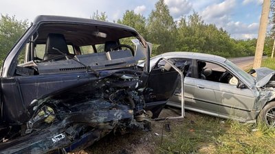 У Львівській області внаслідок зіткнення BMW та Kia травмувалися четверо людей
