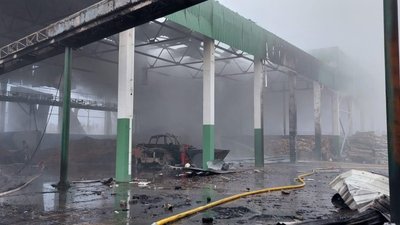 РФ атакували першу в Україні велику ТЕС, яка працює на біомасі