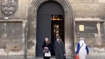 Садовий оприлюднив відео ранкового Львова біля храму в день свята Благовіщення, де вчора стався приліт російського шахеда