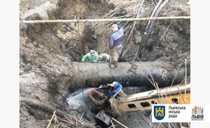 На Львівщині ліквідовано прорив на магістральному водогоні