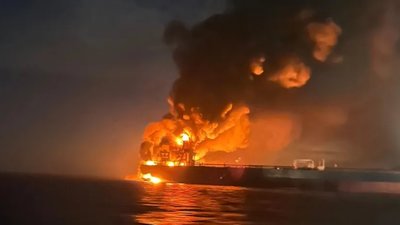 У Чорному морі пролунали вибухи на двох танкерах з тіньового флоту РФ