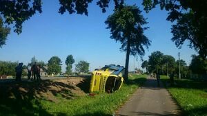 У Білорусії перекинувся автобус з українцями (фото)